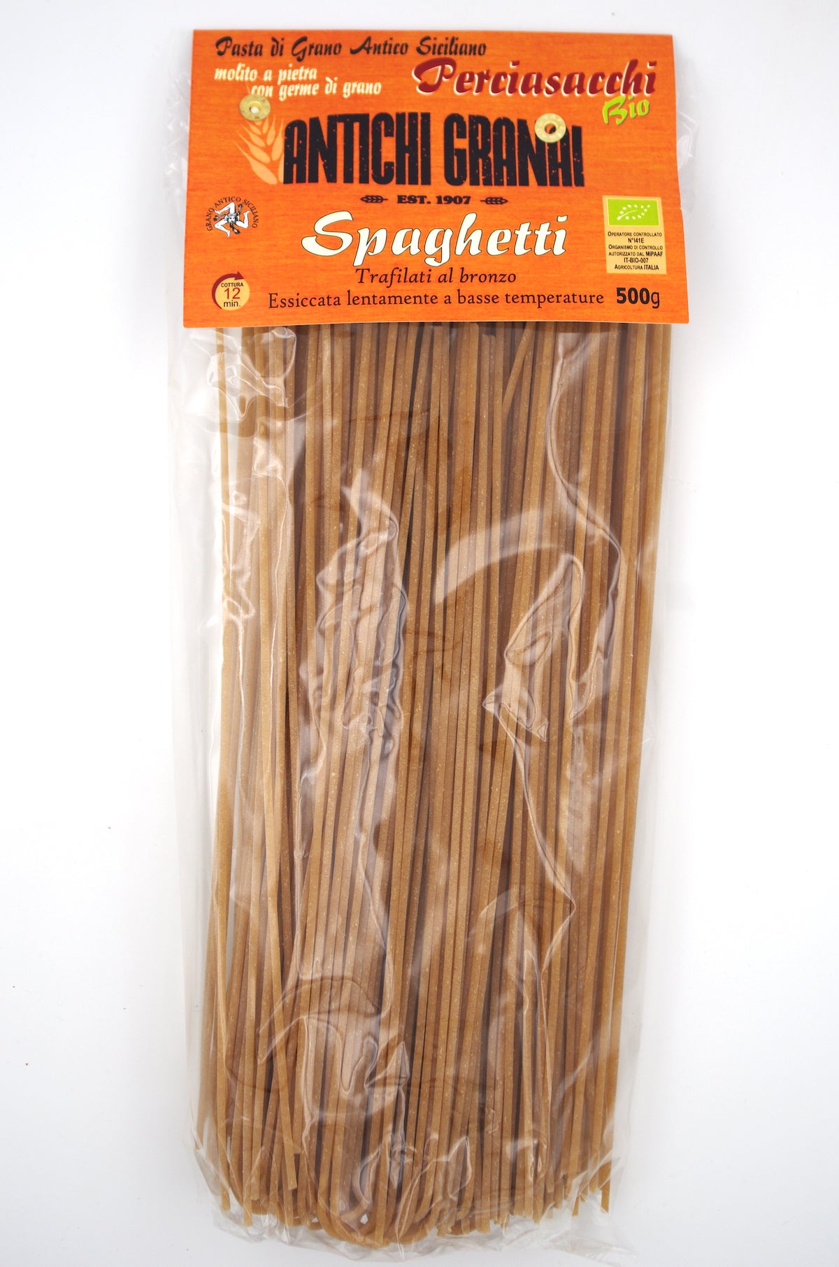 Pasta perciasacchi Bio Spaghetti
